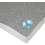 Nepropustný chránič matrace froté Warm grey 90 x 200 cm; Barva: šedá; Velikost: 90 x 200 cm