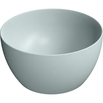 Umyvadlo GSI PURA keramické umyvadlo na desku, průměr 42cm, ghiaccio mat, 885215
