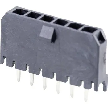 Elektrický konektor Molex vestavná pinová lišta (standardní) 6, rozteč 3 mm, 436500627, 1 ks Tray