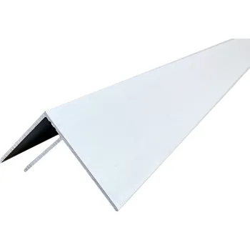 Zahradní stavba Boční F profil na tl. 10mm z hliníku stříbrný elox 3000 mm