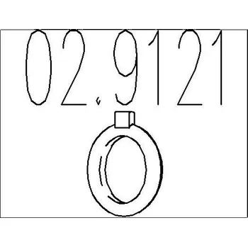 Tlumič výfuku Zarážka, tlumič výfuku MTS 02.9121