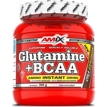Aminokyselina Amix Glutamine + BCAA powder Cola, 300g