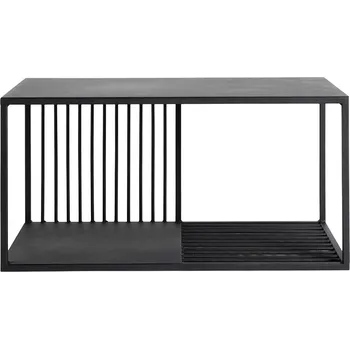 police Kovová nástěnná police/knihovna Muubs DENVER L černá