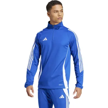 Pánská mikina Mikina Adidas Tiro 24 training TOP světle modro bílá Velikost: 176