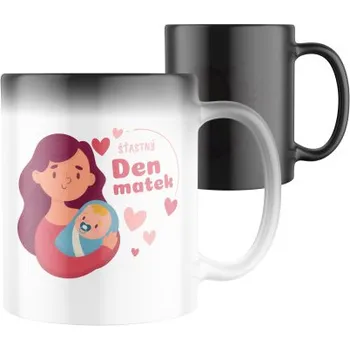 Magický keramický hrnek s potiskem Šťastný Den matek