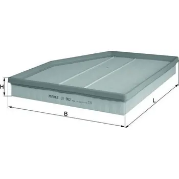 Vzduchový filtr Vzduchový filtr KNECHT LX 982