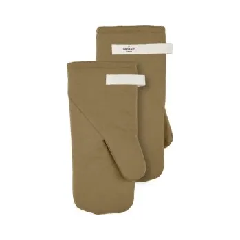 Chňapka Kuchyňské rukavice Oven Mitts Khaki - set 2 ks