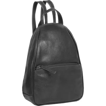 Městský batoh Justified Pear dámský kožený batoh černý 17.106900 black