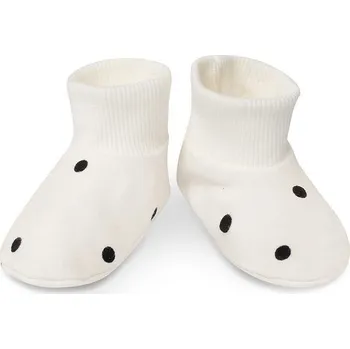 Capáčky PINOKIO Látkové capáčky Tres Bien puntíky KRÉMOVÁ - 56/62