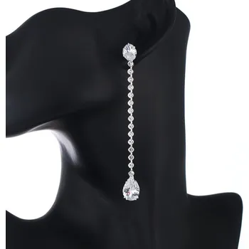 Náušnice Flamenco Mystique Umělé Náušnice K1629S, Délka 9.5 cm, Šířka 1.2 cm, Antialergické