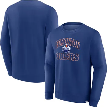 Pánská mikina Fanatics Pánská mikina Edmonton Oilers NHL Fleece Crew Velikost: S