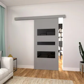 Interiérové dveře Posuvné dveře STANDART C90, Šedá