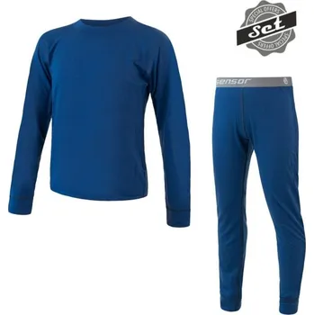 Set dětského termoprádla komplet dětský SENSOR MERINO AIR SET tm. modrý NEW (komplet dětský SENSOR MERINO AIR SET tm. modrý NEW)