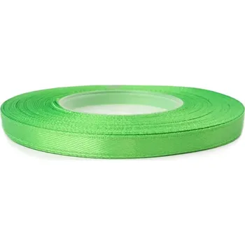 Stuha Saténová stuha hrášková zelená 6mm (Saténová stuha hrášková zelená 6mm)
