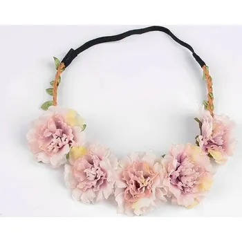 Ozdoba do vlasů Elastická čelenka do vlasů | ozdoba do vlasů s květinami - 54