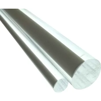 Plexisklo Kulatá plexi tyč světlo-odrazivá 10mm 2000 mm