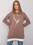 Paris Dámská tunika RV-TU-7258.40P Barva: Hnědá, Velikost: L/XL