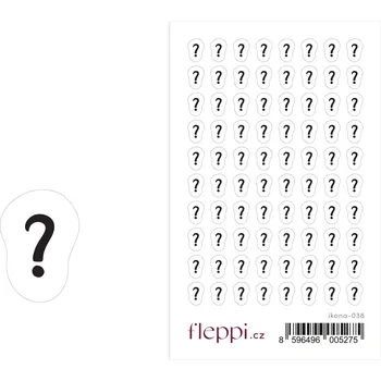 samolepka Fleppi Samolepky ikonky – Otazník