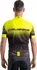 cyklistický dres CRUSSIS CSW-056 s krátkým rukávem černý/žlutý