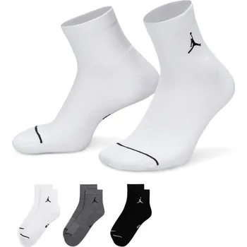 Dámské ponožky Ponožky Jordan Everyday Ankle Socks 3Pack dx9655-911 Velikost XL