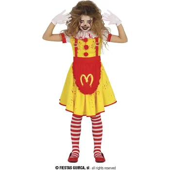 Karnevalový kostým Guirca McDonalds klaun zabiják Velikost: 10 – 12 let