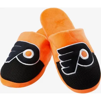 Pánské pantofle FOCO Pánské pantofle Philadelphia Flyers NHL Team Logo Staycation Slipper Velikost: S = 39-41 EU