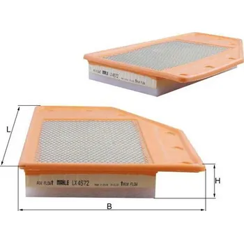 Vzduchový filtr Vzduchový filtr KNECHT LX 4572