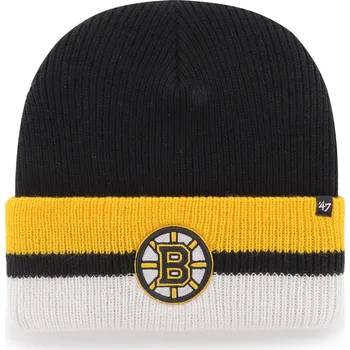 Čepice 47 Brand Pánská zimní čepice Boston Bruins NHL Split Cuff '47 CUFF KNIT Black