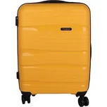 Malý žlutý plastový (polypropylen) kufr VIAGIO, obsah 35 l