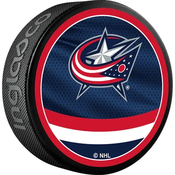 Puk Inglasco / Sherwood Puk Columbus Blue Jackets NHL Reverse Retro Jersey 2022 Souvenir Collector Hockey Puck