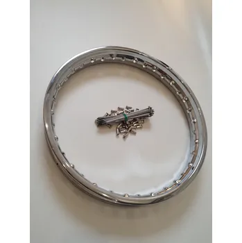 Kolo pro motocykl Jawa 50 pionýr , mustang český výplet kola nerez a ráfek 16"x 1,6"