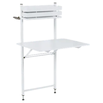 Zahradní stůl Skládací balkónový stůl Fermob BISTRO 57x77cm - Cotton White