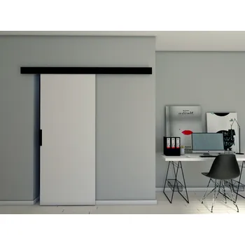 Interiérové dveře Posuvné dveře STANDART MIX A70, Bílá/Černá
