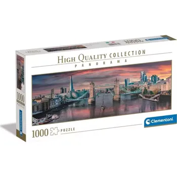 Puzzle Clementoni Puzzle 39837 Přes řeku Temži, Londýn - 1000 dílků panorama