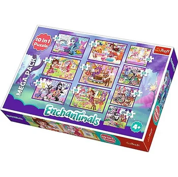 Trefl Puzzle 90354 Enchantimals 10v1