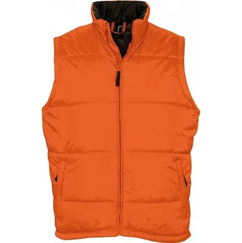 Sol's Vodotěsná vesta Bodywarmer s prošíváním pro pohodlnější nošení Barva: Oranžová, Velikost: M L868