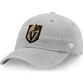 Kšiltovka Pánská Kšiltovka Vegas Golden Knights NHL Core Grey Curved Unstructured Strapback Cap Fanatics