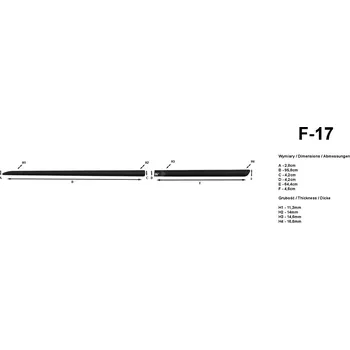 Lišta karosérie Boční lišty na dveře Smart For Four 5dv 2014-2021 F17 | Rider