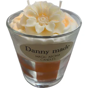 DANNY MADE Svíčka oranžová sklo Druh: 3