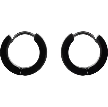 Náušnice franco bene Mini náušnice - černé | 2292