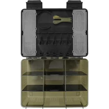 Pouzdro na rybářské vybavení Korum Tackle Blox Unloaded matné víko