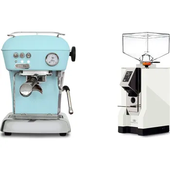 Kávovar Ascaso Dream ONE, Kid Blue + Eureka Mignon Perfetto, CR white