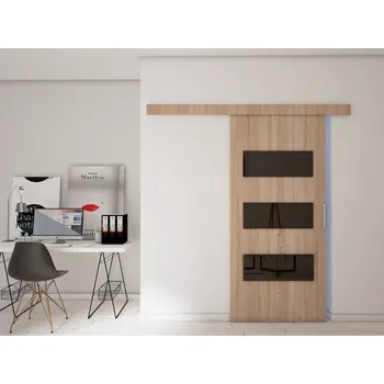 Interiérové dveře Posuvné dveře STANDART E90, Sonoma