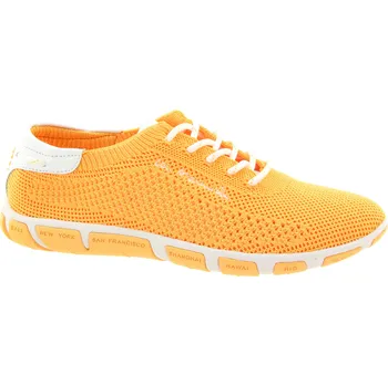 Dámské polobotky TBS Dámské žluté textilní polobotky JAZARIA-Q7C39-MELON+BLANC-845 Velikost 42