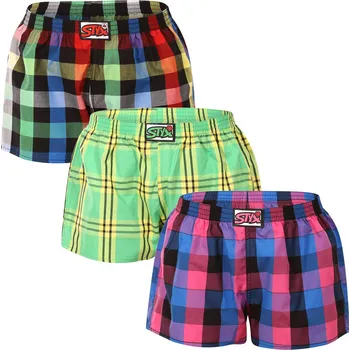 Dámské trenýrky 3PACK dámské trenky Styx klasická guma vícebarevné (3K10812) 3XL Možnost vrácení zboží ZDARMA do 120 dnů!