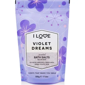 Koupelová pěna I Love Violet Dreams Bath Salts 500 g