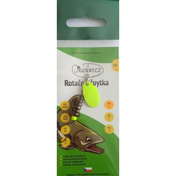 Umělá nástraha Rotační třpytka Classic Barbless 1 1FY