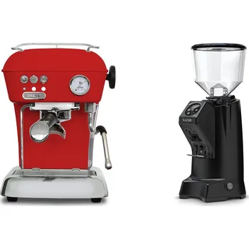 Kávovar Ascaso Dream ONE, Love Red + Eureka Nadir 65 Touch, black