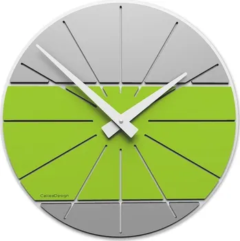 Hodiny Hodiny CalleaDesign 10-029-76 Benja 35 cm zelené jablko