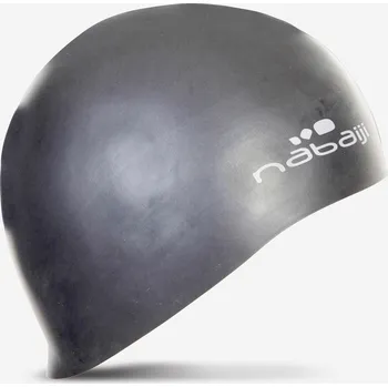 Plavecká čepice DECATHLON Plavecká silikonová čepice Fin ŠEDÁ